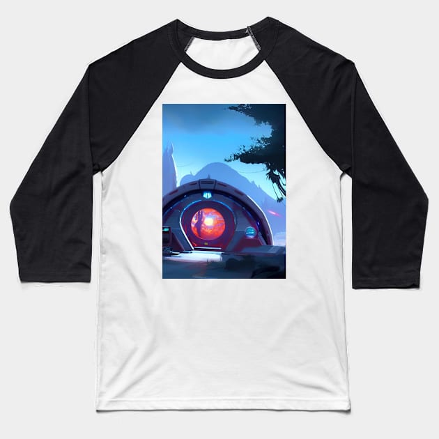 STARGATE ON PLANET TAG Baseball T-Shirt by sailorsam1805